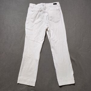 Earl Jean Womens Capris Size 10 White Denim